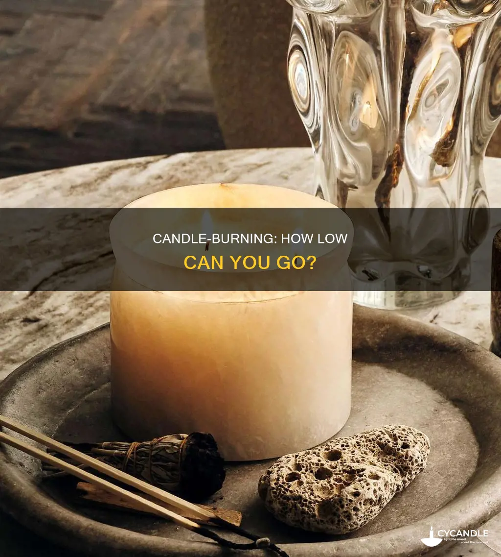 how low is too low for a candle