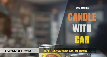 Creative DIY: Crafting a Candle Using a Can at Home