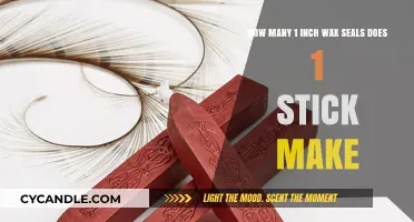 Crafting Wax Seals: How Many 1-Inch Seals Per Stick?
