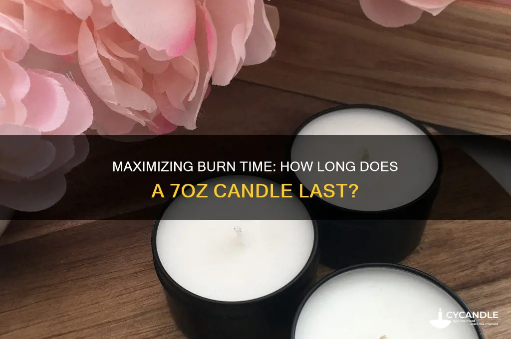 how many burns can you get from a 7oz candle