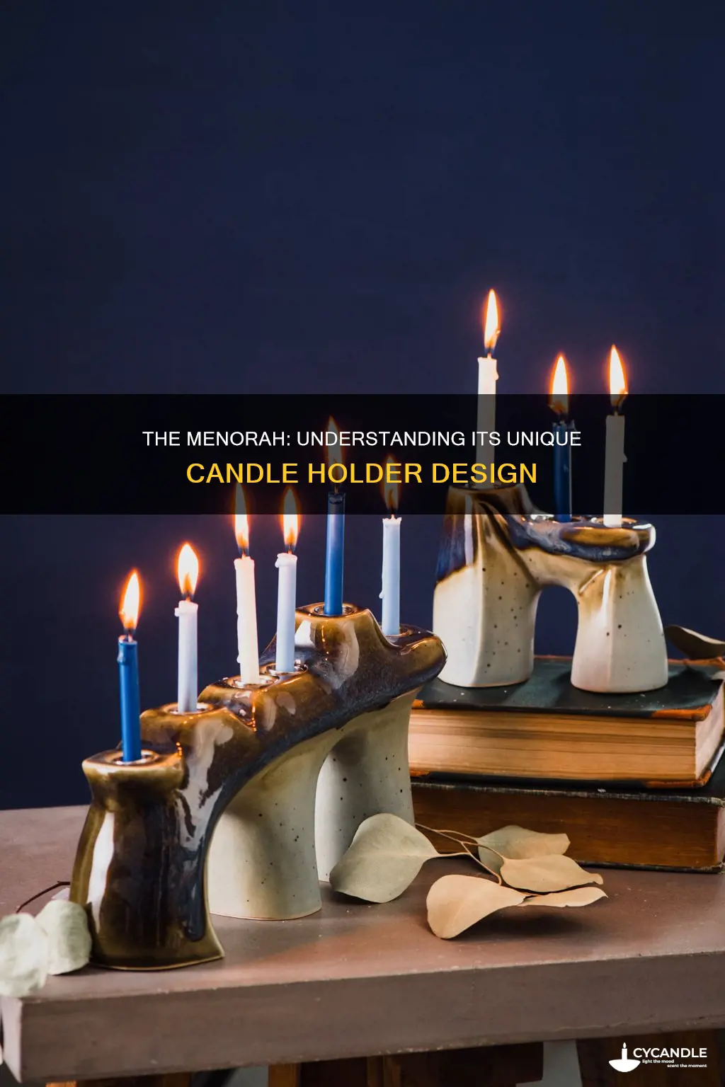 how many candle holders on a menorah