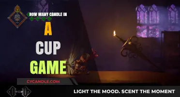 Candle-in-a-Cup Game: How Many Candles Do You Need?