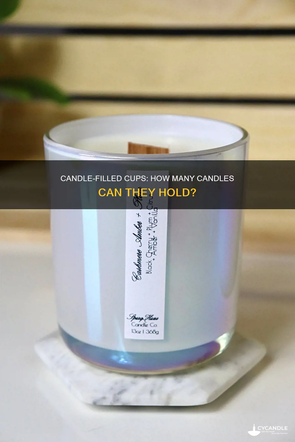 how many candle in a cup