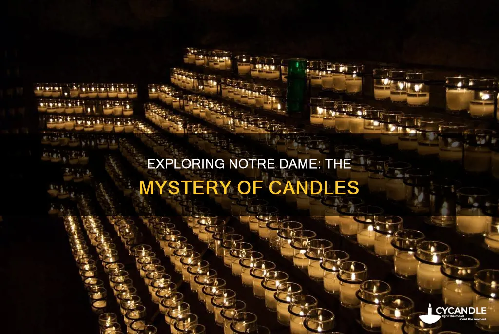 how many candles are in notre dame cathedral
