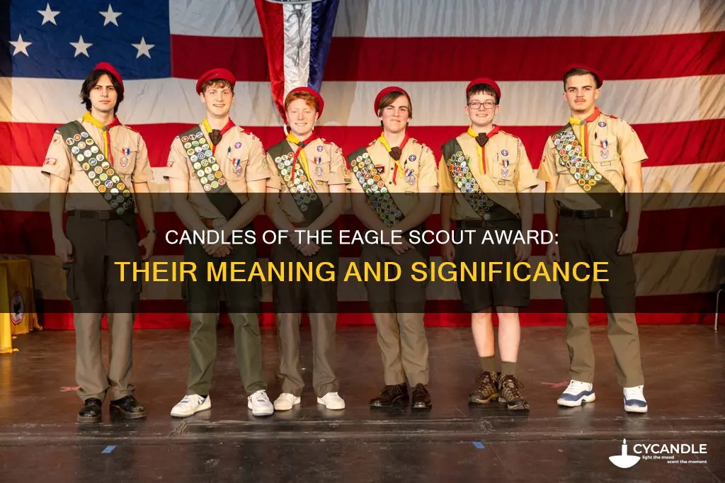 how many candles are in the boy scout eagle award