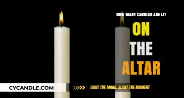 The Altar's Warm Glow: Counting Candles