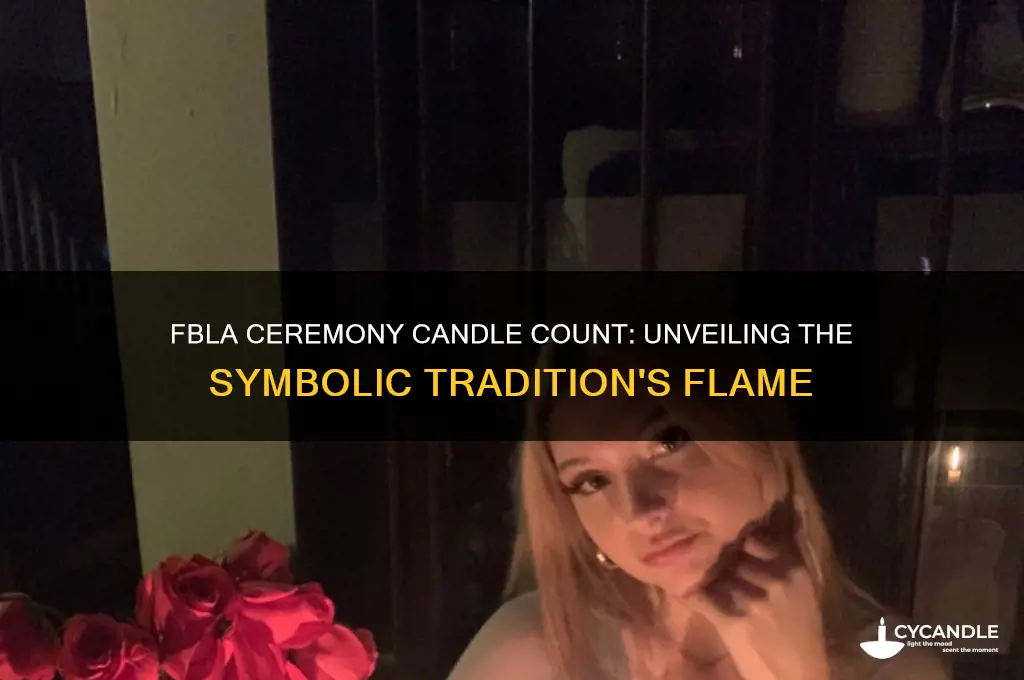 how many candles are used in the fbla ceremony