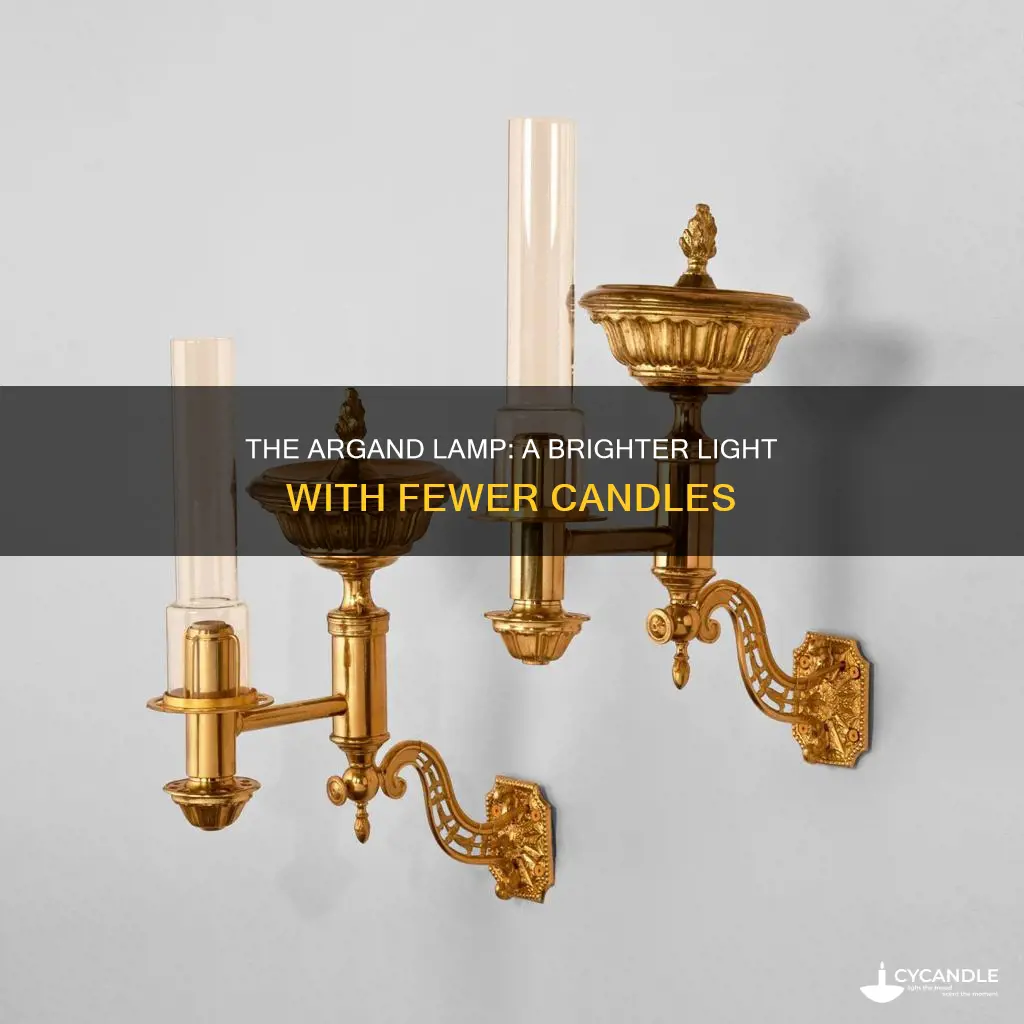 how many candles argand lamp