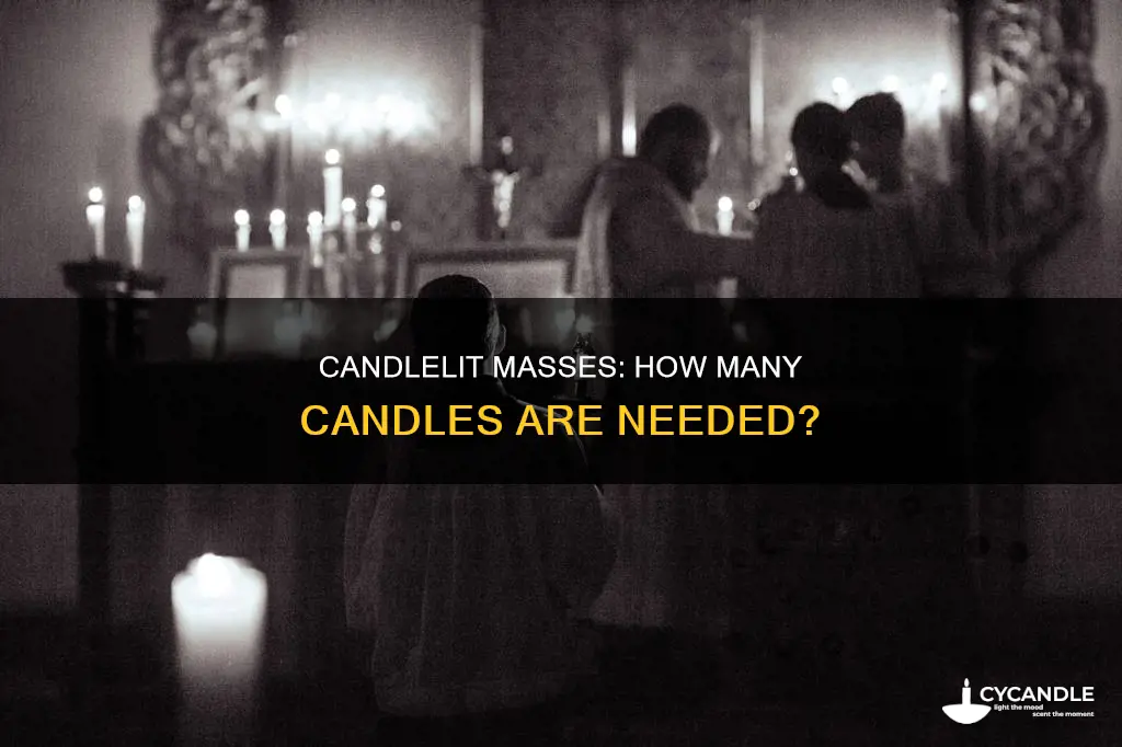 how many candles at mass