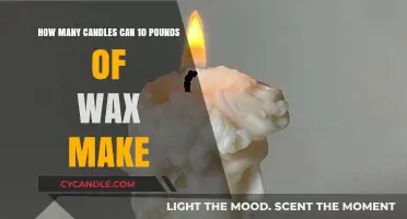 Crafting Candles: How Much Wax Makes 10 Pounds Worth?