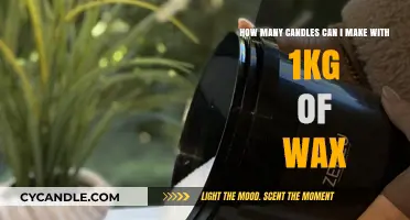 Maximize Your Candle Making: 1kg Wax Yield Explained