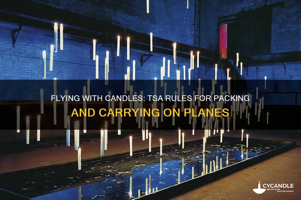 how many candles can you bring on a plane