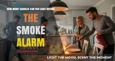Candle Lighting Limits: Avoiding Smoke Alarms in Your Home