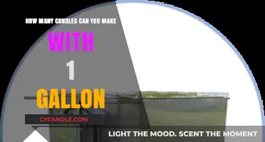 Maximizing Your Wax: How Many Candles Can 1 Gallon Make?
