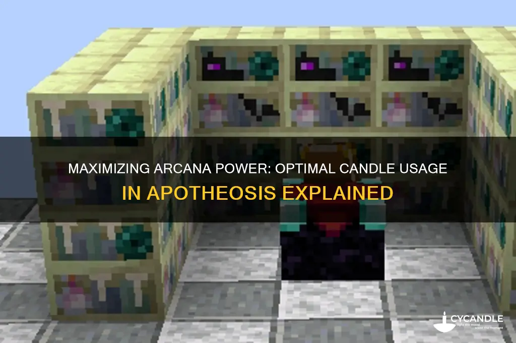 how many candles can you use for arcana in apotheosis
