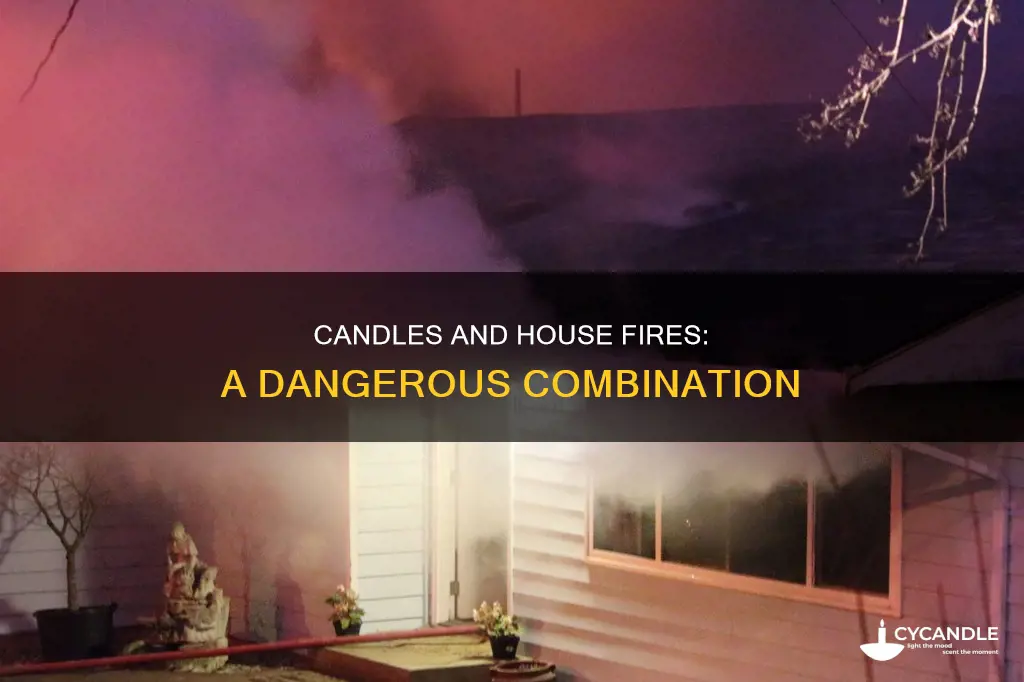 how many candles cause house fires