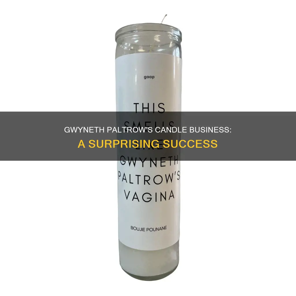 how many candles did gwyneth paltrow sell