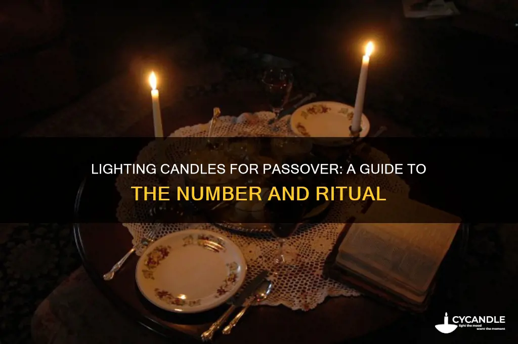 how many candles do i light for passover