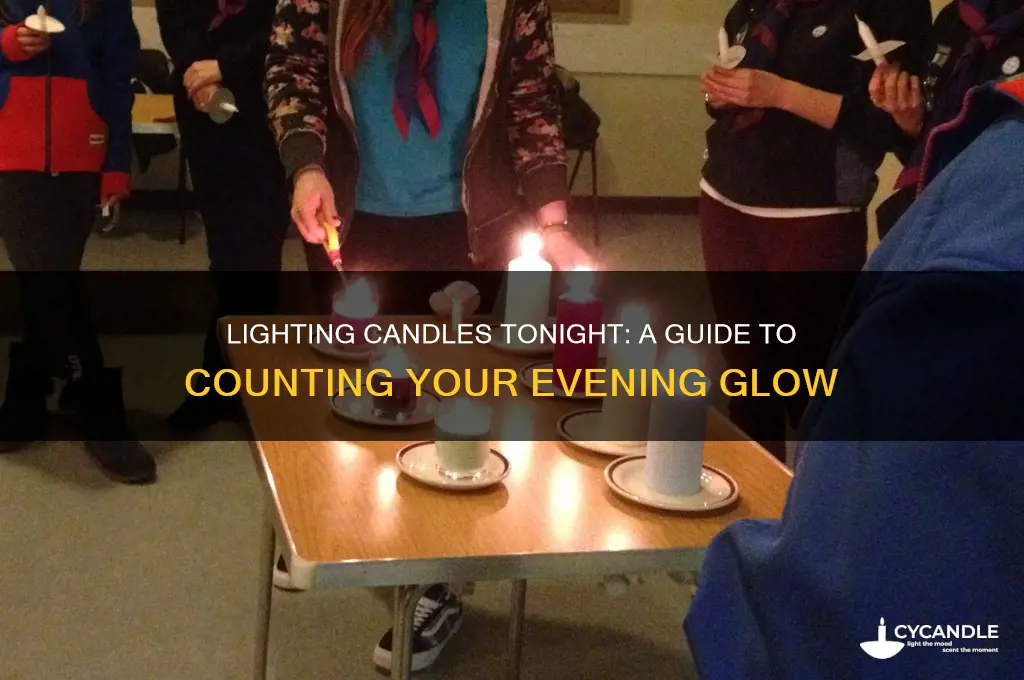how many candles do i light tonight