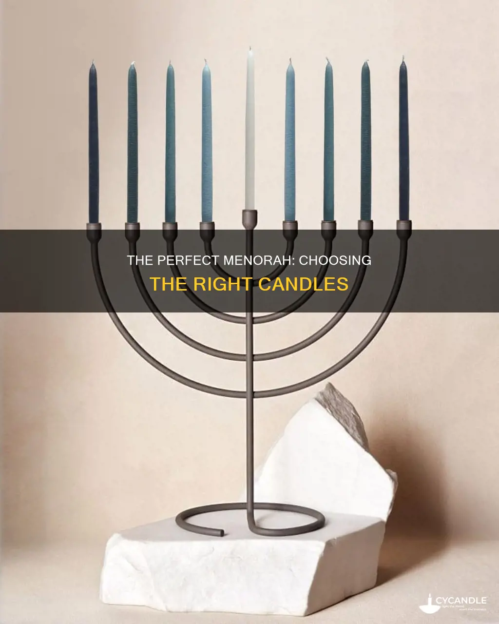 how many candles do i need for a menorah
