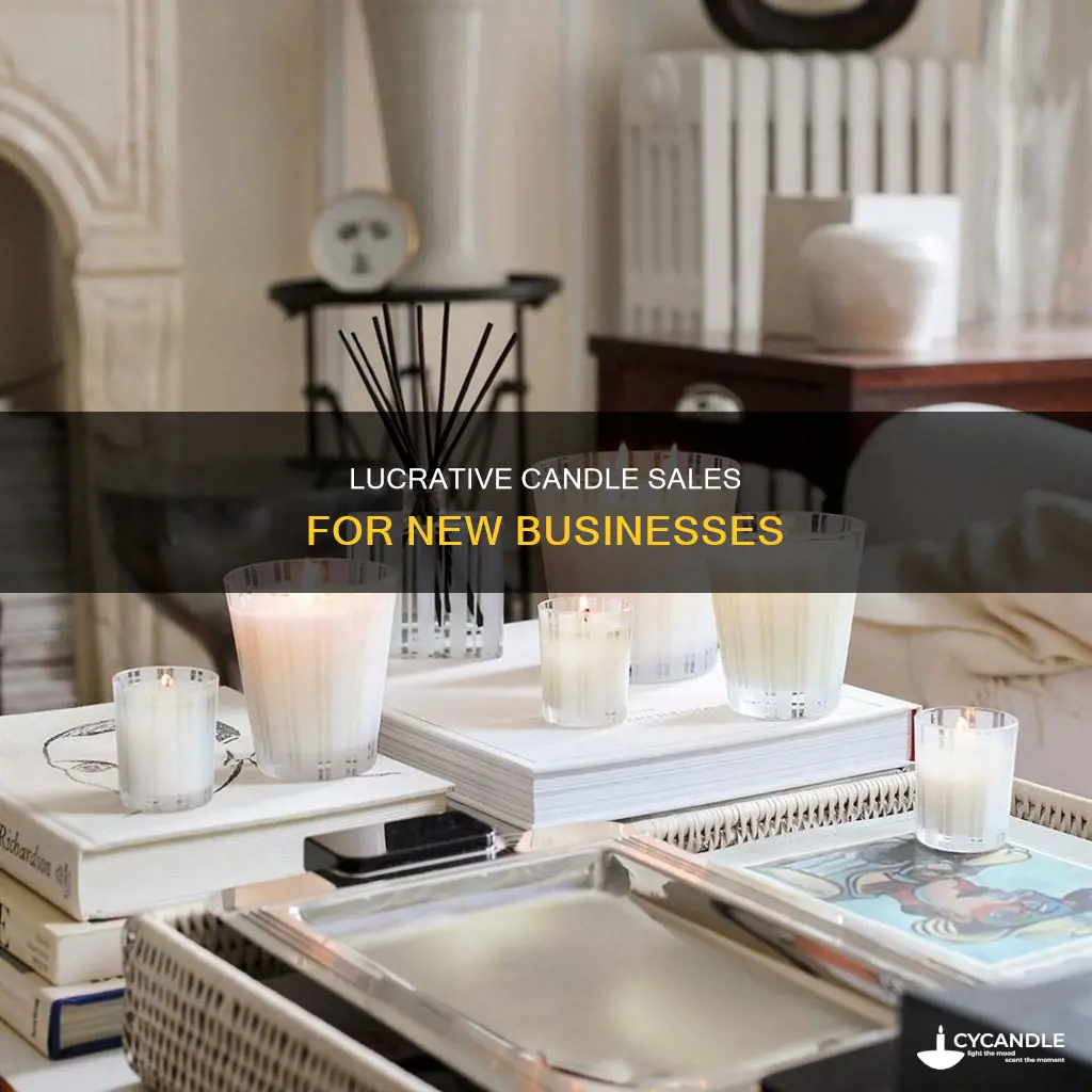 how many candles do new businesses sell