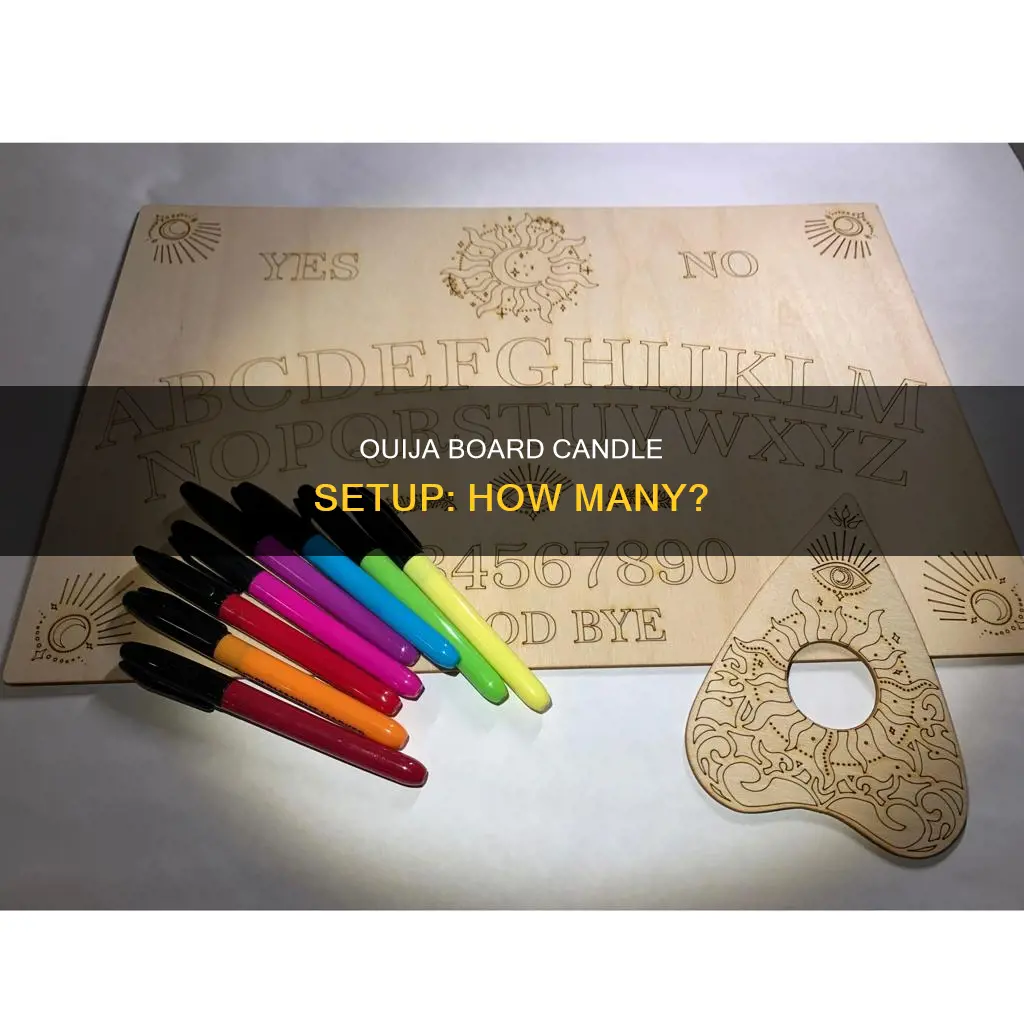 how many candles do you need for a ouija board