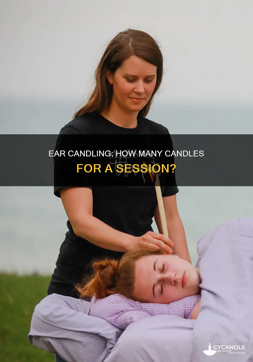how many candles do you need for ear candling