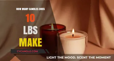 Crafting Candles: How Much Wax Does 10 Pounds Yield?