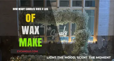 Crafting Candles: How Much Wax Makes 2 Pounds Worth?