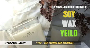Soy Wax Yield: How Many Candles from 20 Pounds?