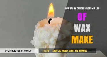 Crafting Candles: How Much Wax is Needed for 45 Pounds?