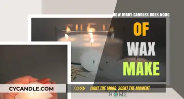 Crafting Candles: Wax-to-Candle Ratio for 500g of Wax Explained