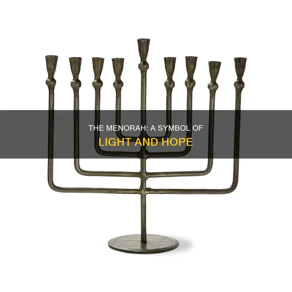 how many candles does a menorah havce