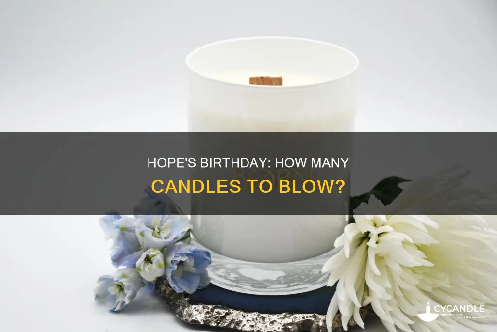 how many candles does hope have