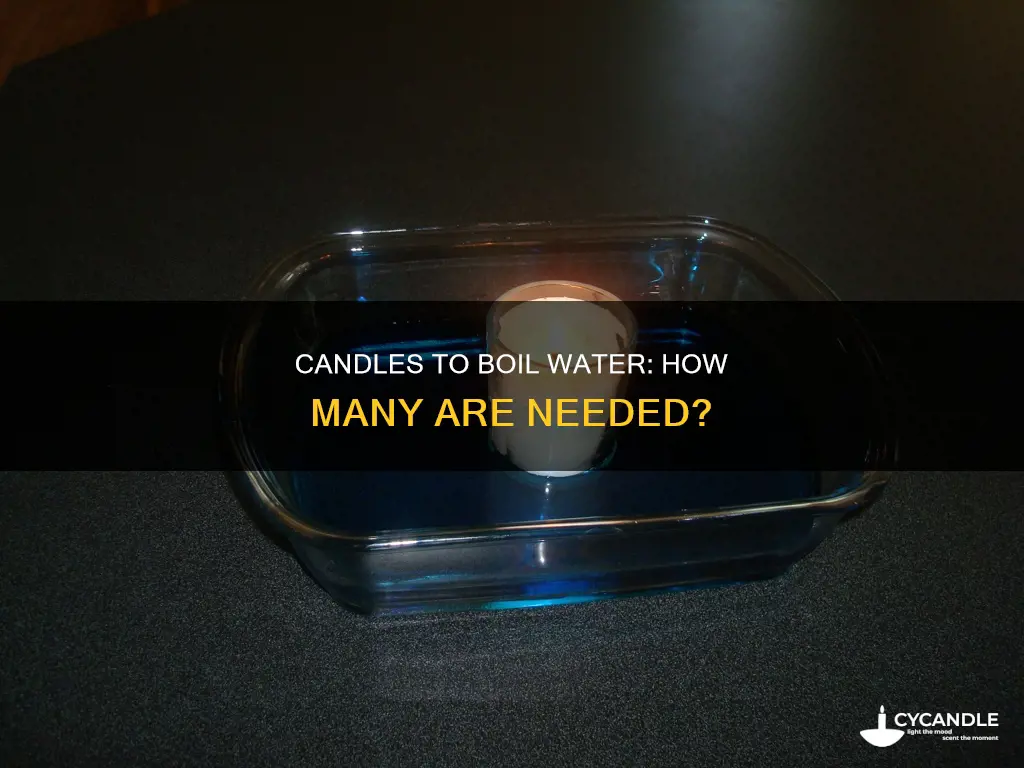 how many candles does it take to boil water
