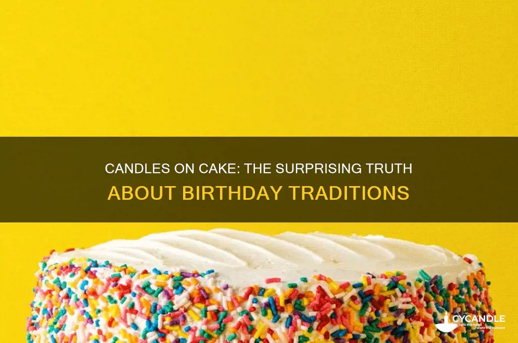 how many candles does it take to make a cake