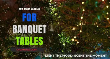 Candlelit Banquet Tables: How Many Candles Do You Need?