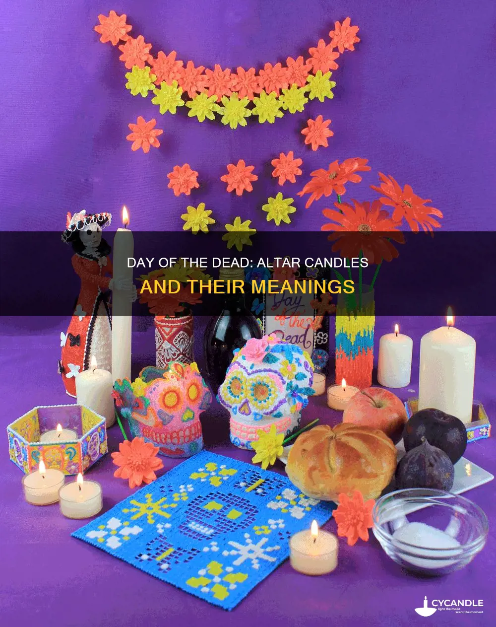 how many candles for day of the dead