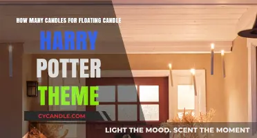 Enchanting Floating Candles: A Magical Harry Potter-Themed Display