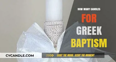 Baptism Candles: How Many for a Greek Ceremony?
