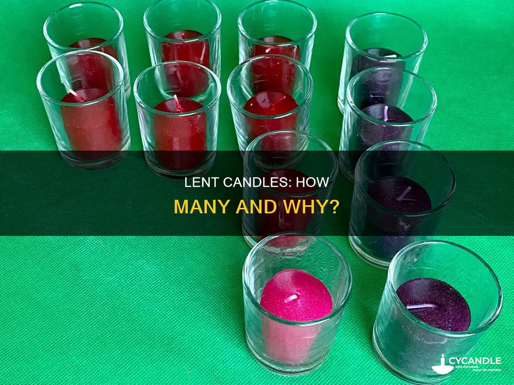 how many candles for lent