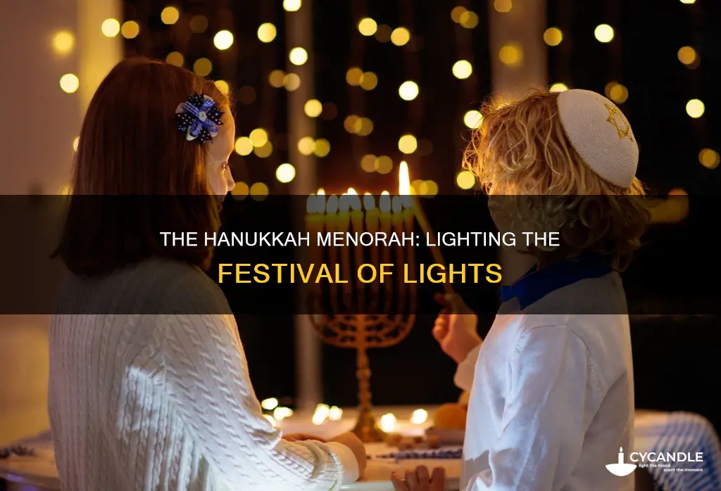 how many candles for menorah