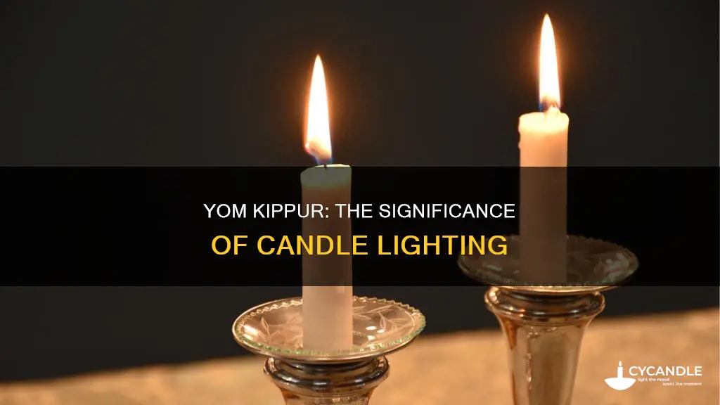 how many candles for yom kippur