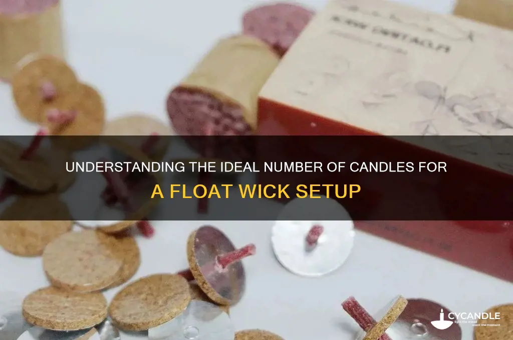 how many candles is a typical float wick