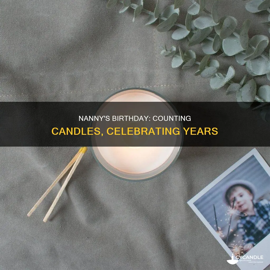 how many candles nanny