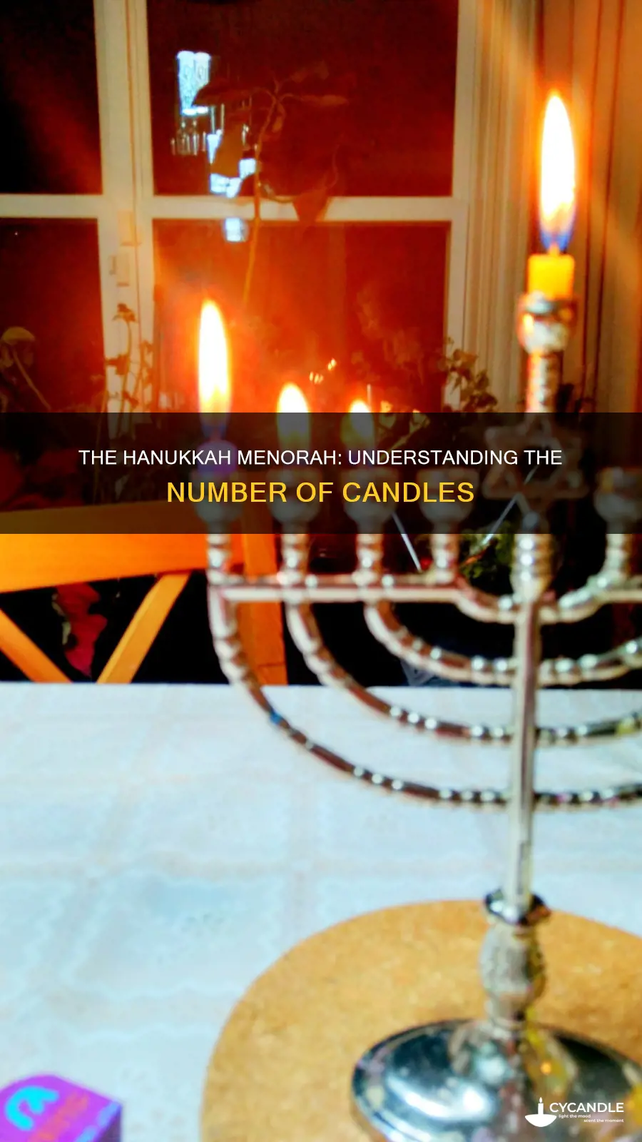 how many candles on a menorrah