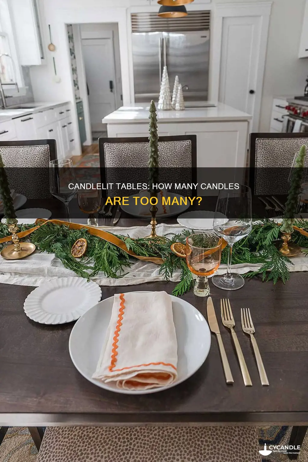 how many candles on a table