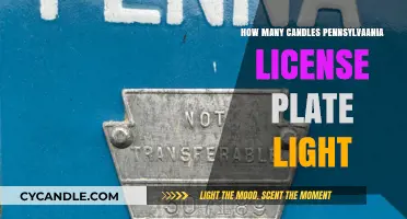 Pennsylvania License Plate Light: Ideal Number of Candles for Visibility