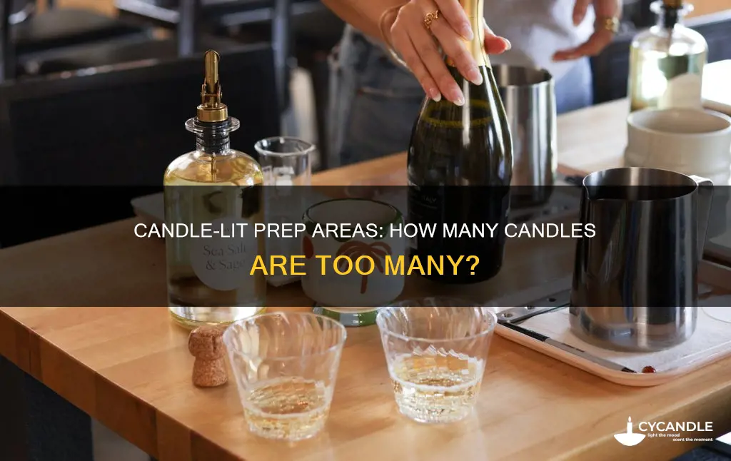 how many candles prep area