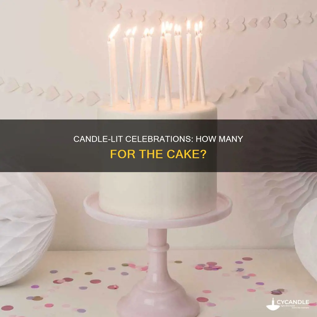 how many candles should be placed on the cake